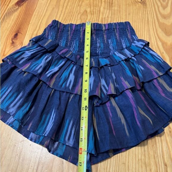 MOTHER Ruffled Up Festival Skirt SZ XS Artist In Residence Mini Asymmetrical - Picture 5 of 10